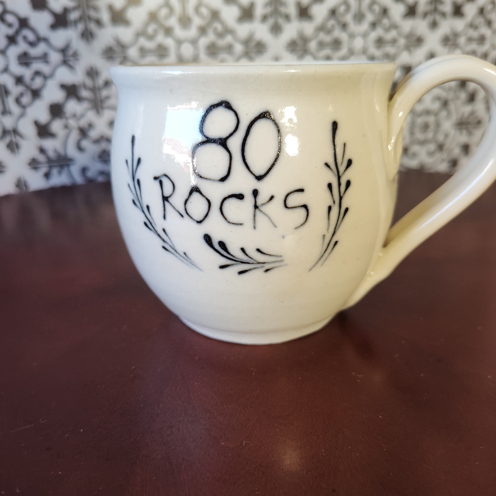 80's Rock! Ceramic Mug With Makers Mark
